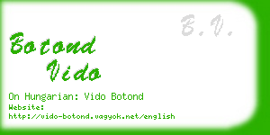 botond vido business card